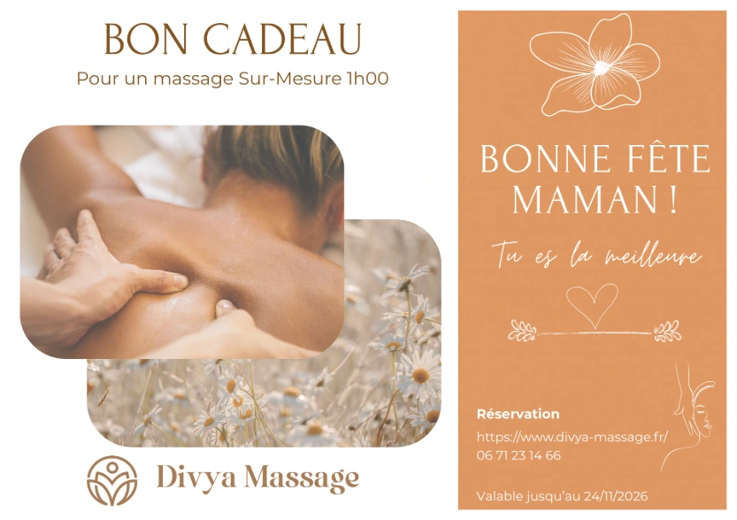 Carte cadeau Massage 1h